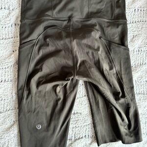 Olive Green Athletic biker shorts
